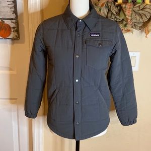 Patagonia Kids Dark Gray Quilted Puffer Jacket